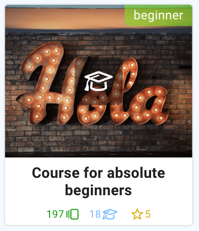 Learn Spanish: Course for absolute beginners